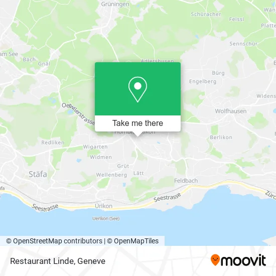 Restaurant Linde map