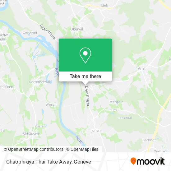 Chaophraya Thai Take Away map