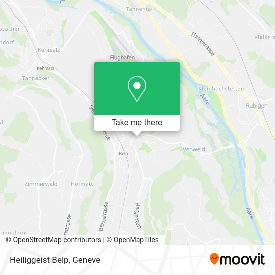 Heiliggeist Belp map