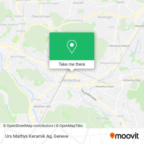 Urs Mathys Keramik Ag map