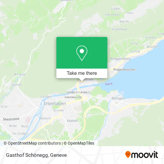 Gasthof Schönegg map