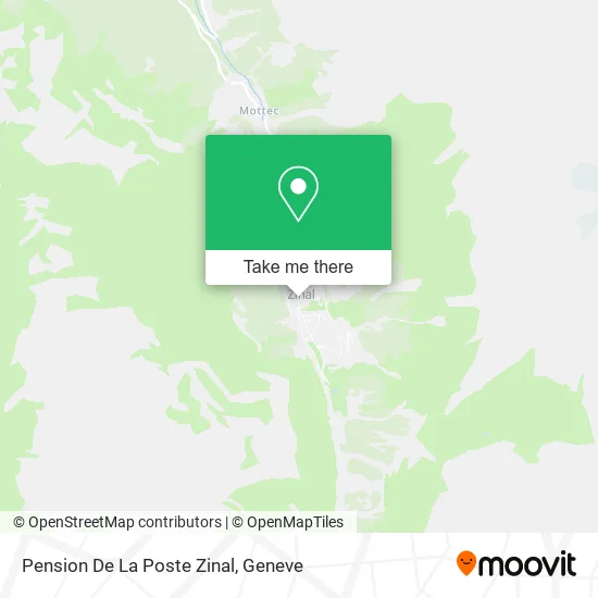 Pension De La Poste Zinal map