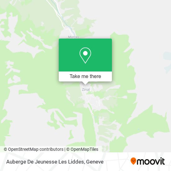 Auberge De Jeunesse Les Liddes map