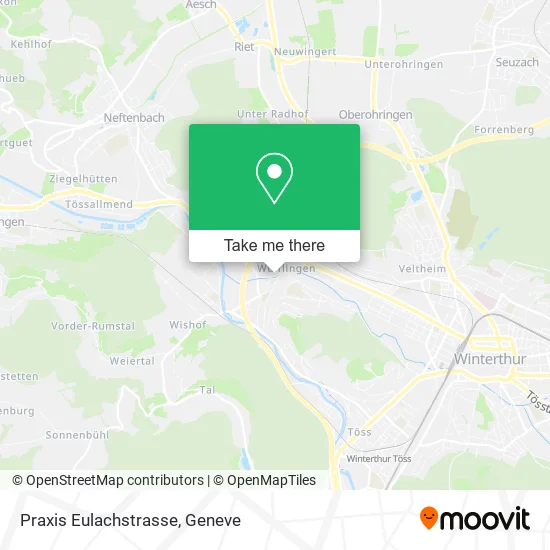 Praxis Eulachstrasse map