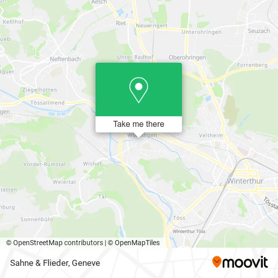 Sahne & Flieder map