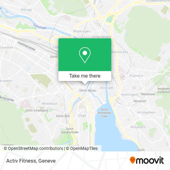 Activ Fitness map