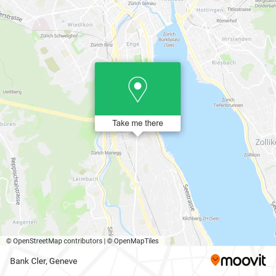 Bank Cler map
