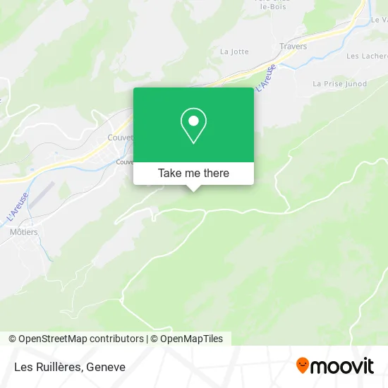Les Ruillères map