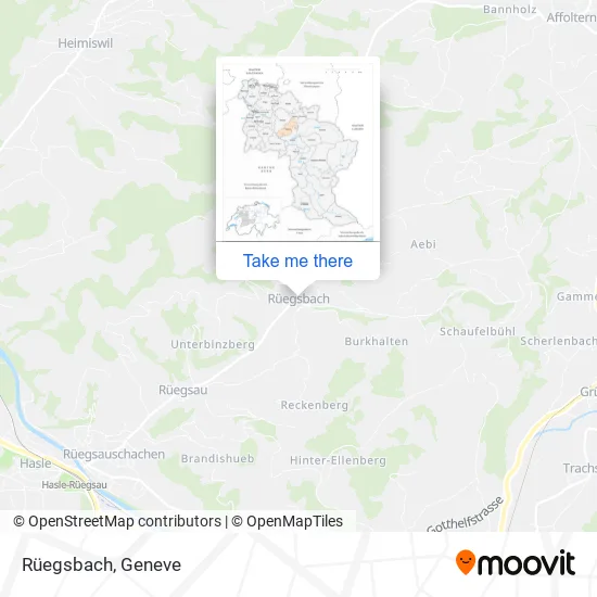 Rüegsbach map