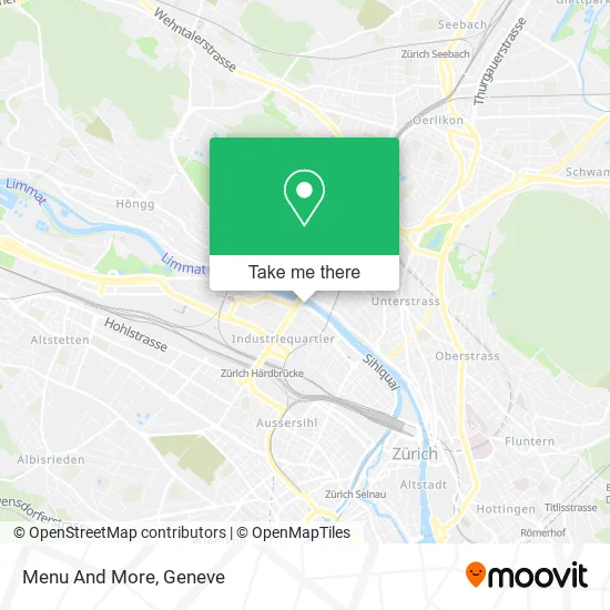 Menu And More map