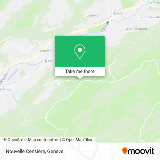 Nouvelle Censière map