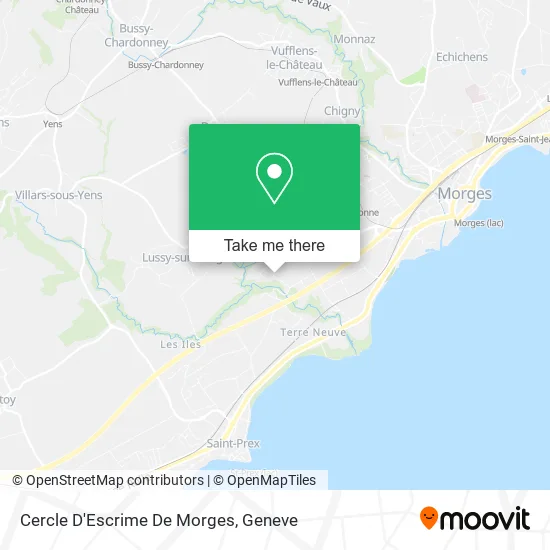 Cercle D'Escrime De Morges map