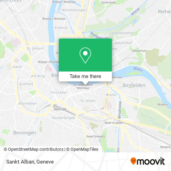 Sankt Alban map