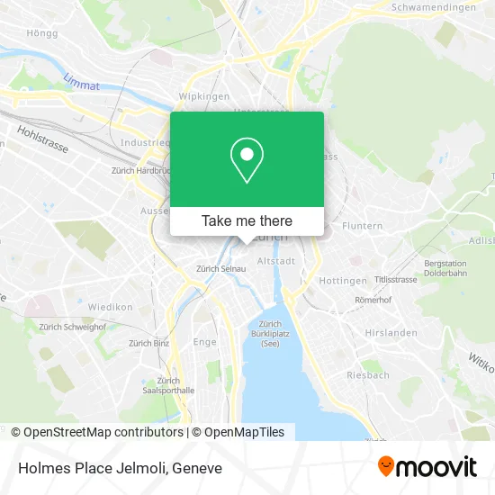 Holmes Place Jelmoli map