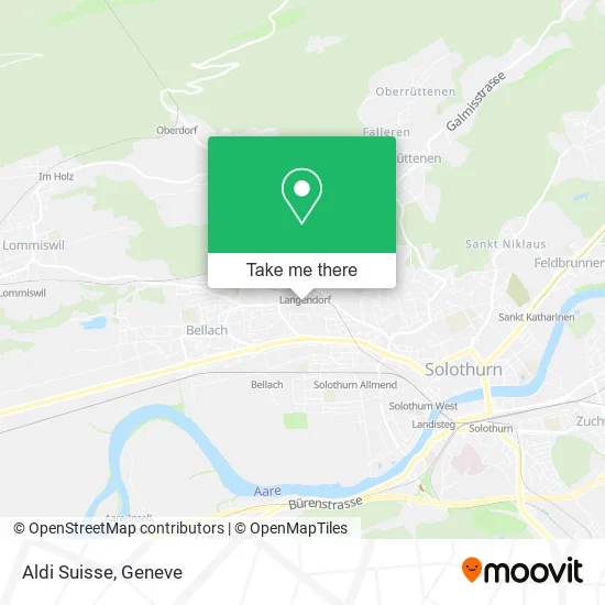 Aldi Suisse map
