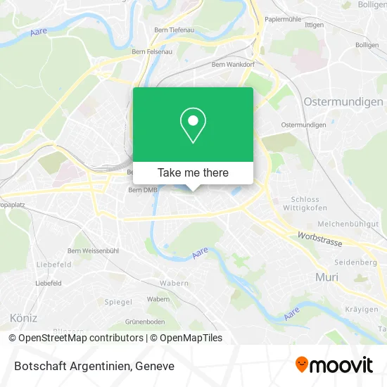 Botschaft Argentinien map