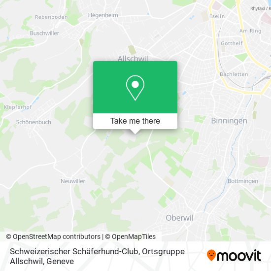Schweizerischer Schäferhund-Club, Ortsgruppe Allschwil map
