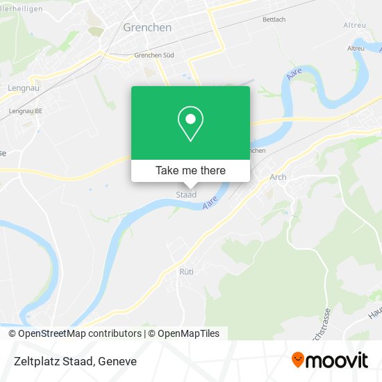 Zeltplatz Staad map