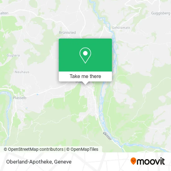 Oberland-Apotheke map