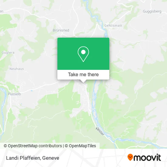 Landi Plaffeien map