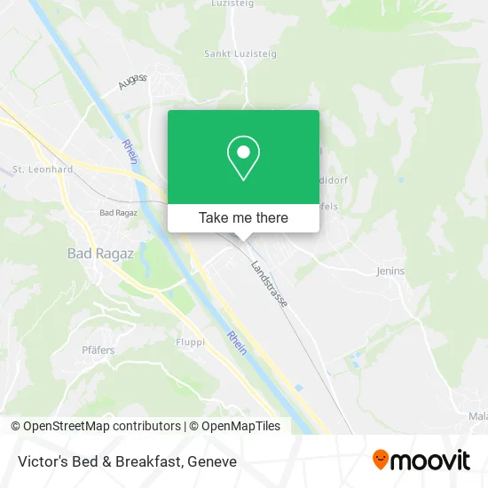 Victor's Bed & Breakfast map