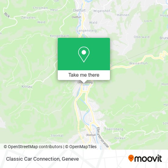 Classic Car Connection map