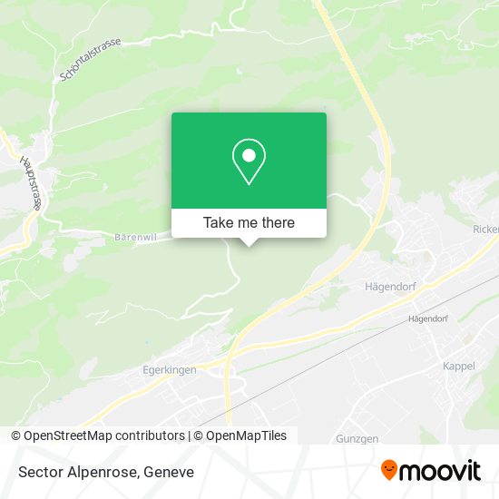 Sector Alpenrose map