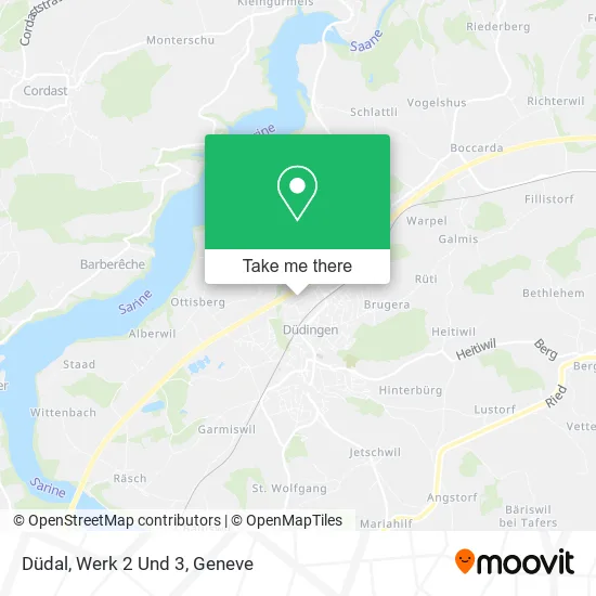 Düdal, Werk 2 Und 3 map