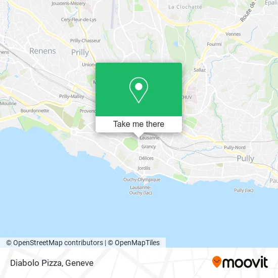 Diabolo Pizza map