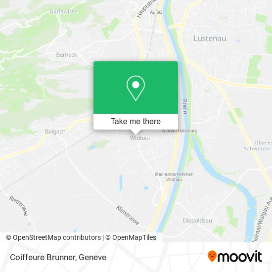 Coiffeure Brunner map