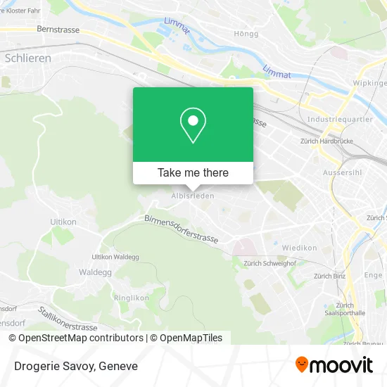 Drogerie Savoy map