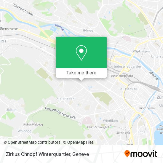Zirkus Chnopf Winterquartier map