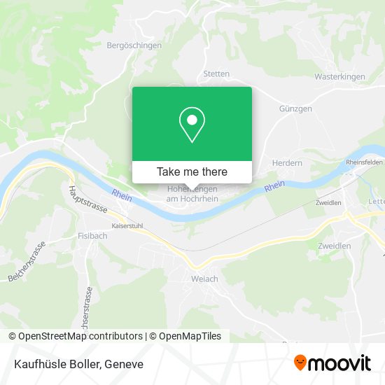 Kaufhüsle Boller map