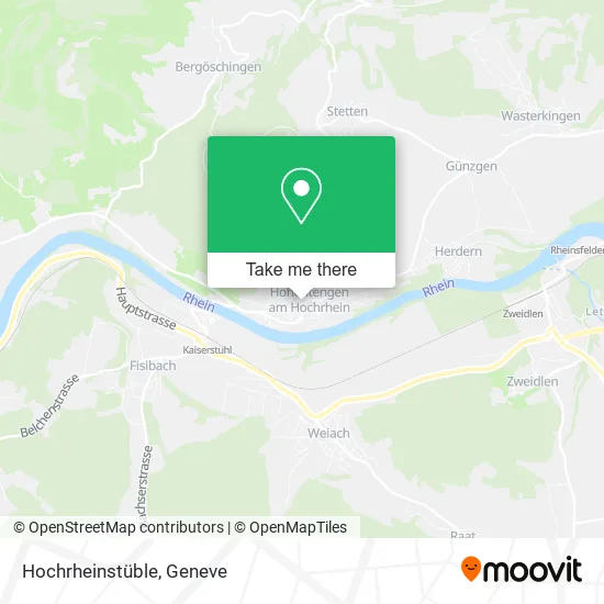 Hochrheinstüble map