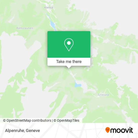 Alpenruhe map