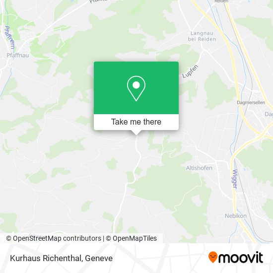 Kurhaus Richenthal map