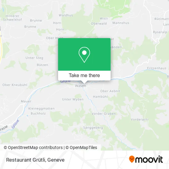 Restaurant Grütli map