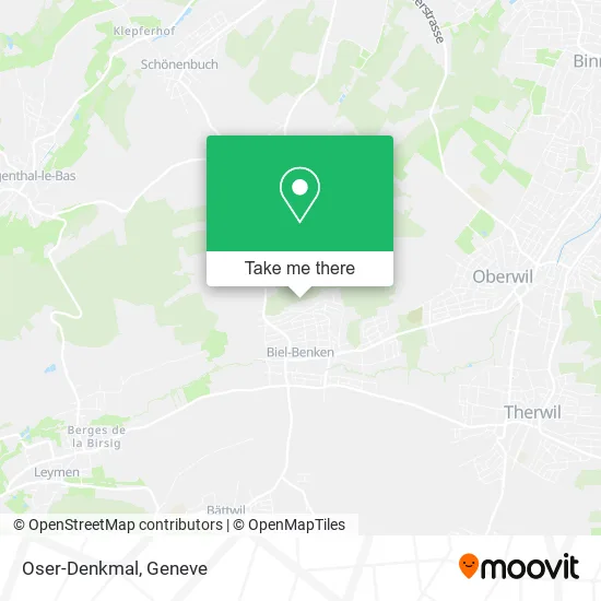 Oser-Denkmal map