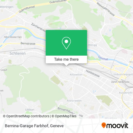 Bernina-Garage Farbhof map