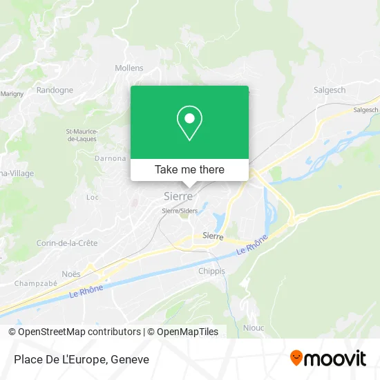 Place De L'Europe map