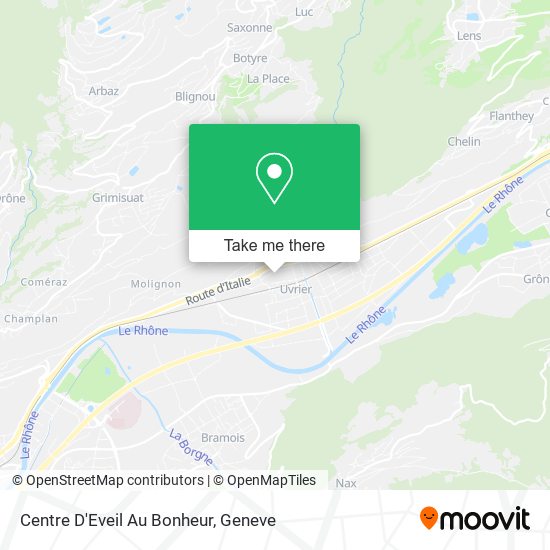Centre D'Eveil Au Bonheur map