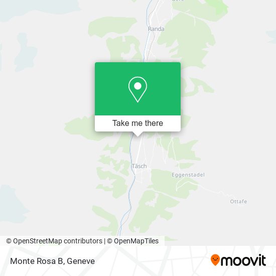 Monte Rosa B map