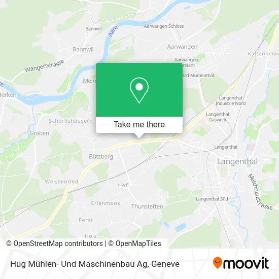 Hug Mühlen- Und Maschinenbau Ag map