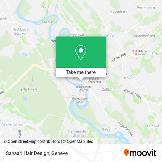 Sahaari Hair Design map