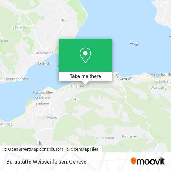 Burgstätte Weissenfelsen map