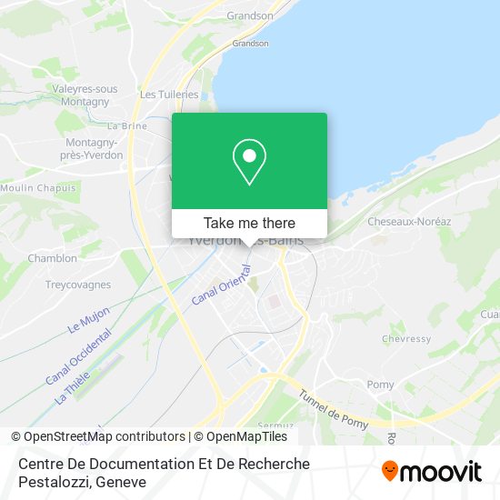 Centre De Documentation Et De Recherche Pestalozzi map