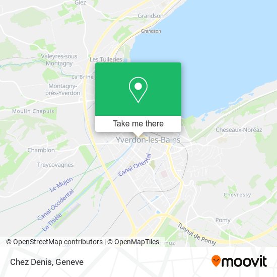 Chez Denis map