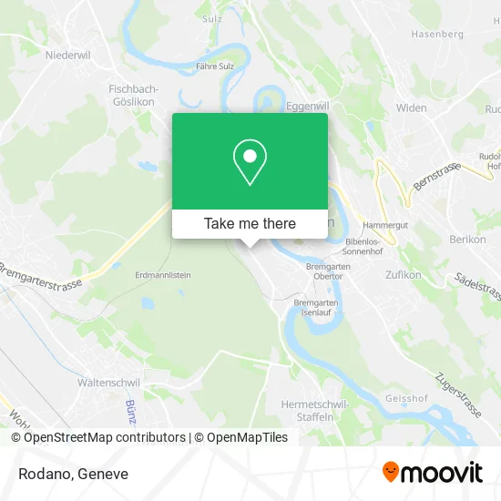 Rodano map