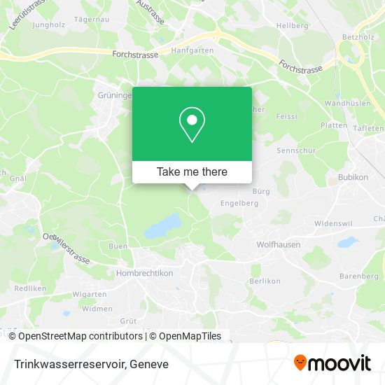 Trinkwasserreservoir map