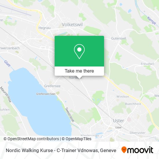 Nordic Walking Kurse - C-Trainer Vdnowas map